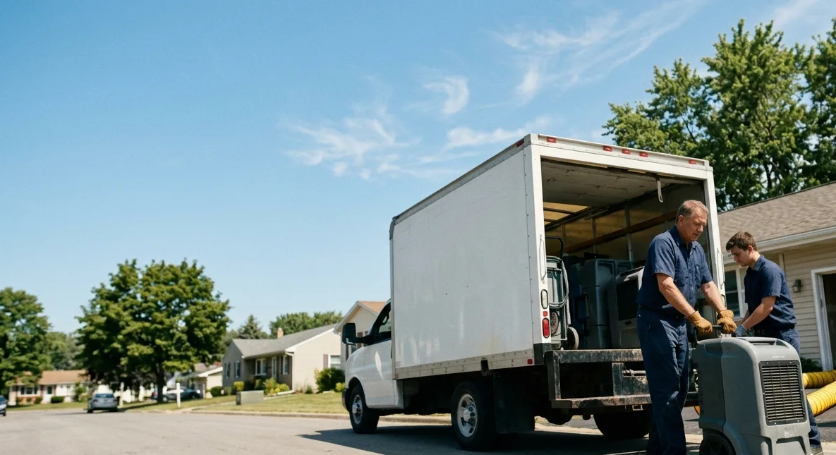 Water Damage Cleanup in Mapleton, IL near me